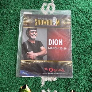 Dion Signed Poster Unisex OS‎ Multi Excellent JSA COA Autographed Orleans Casino